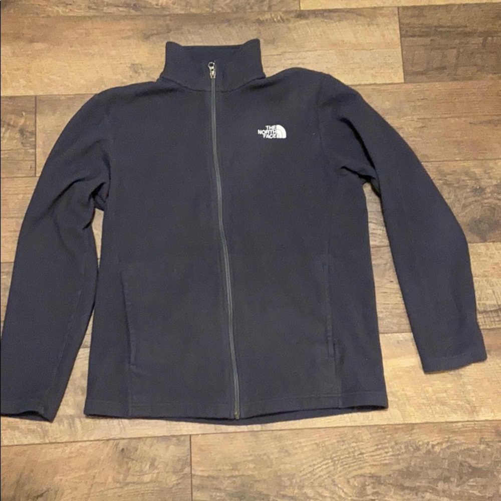 Men’s Gray North Face Zip Up Jacket